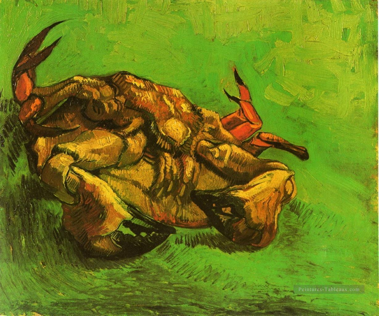Crabe sur le dos Vincent van Gogh Peintures à l'huile